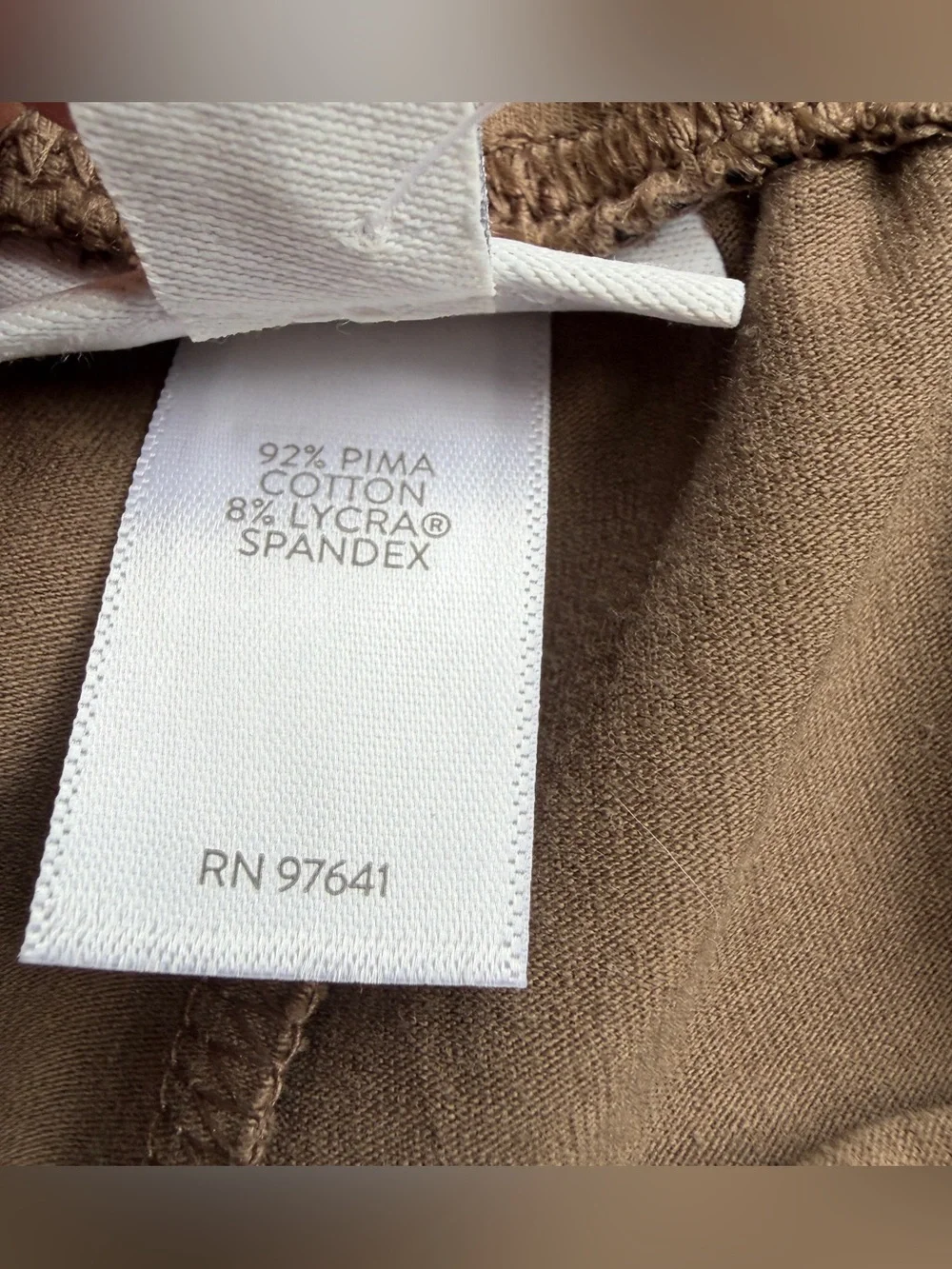 J Jill Pima Capri Leggings Hazelnut Size M New